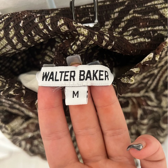 Walter Baker Ruffled Animal Print Skirt - Picture 2 of 2